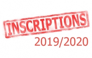 Inscriptions Saison 2019-2020